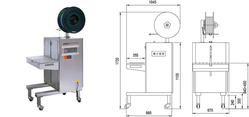 Cách sử dụng máy đóng đai thùng Chali JN 600-VS