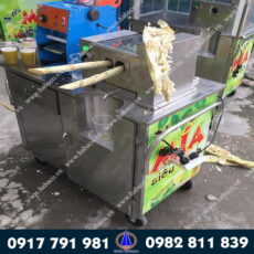 Máy ép nước mía bàn dài ép hai cây